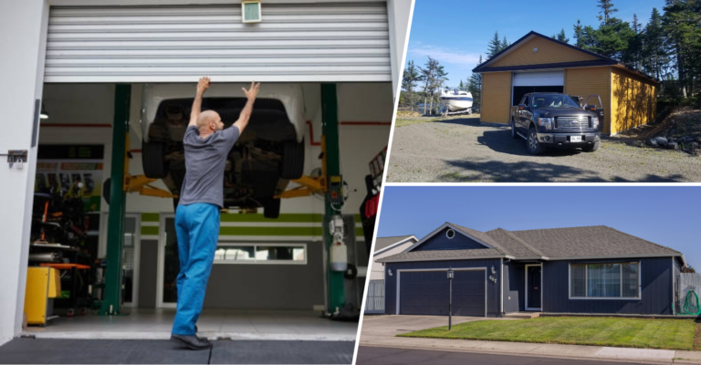 Electric roller garage doors