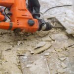 Removing an old tile floor