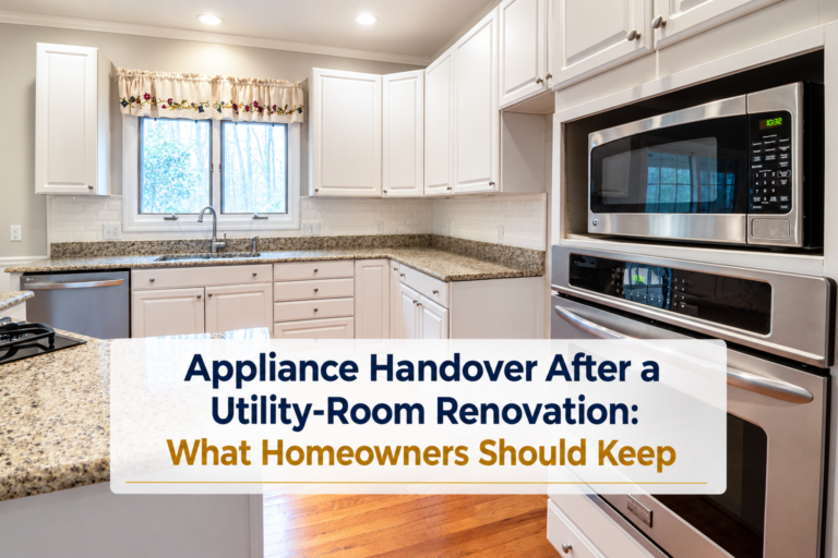 Appliance Handover After a Utility-Room Renovation: What Homeowners Should Keep