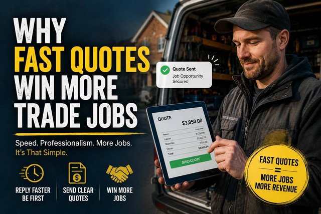 Why Fast Quotes Win More Trade Jobs