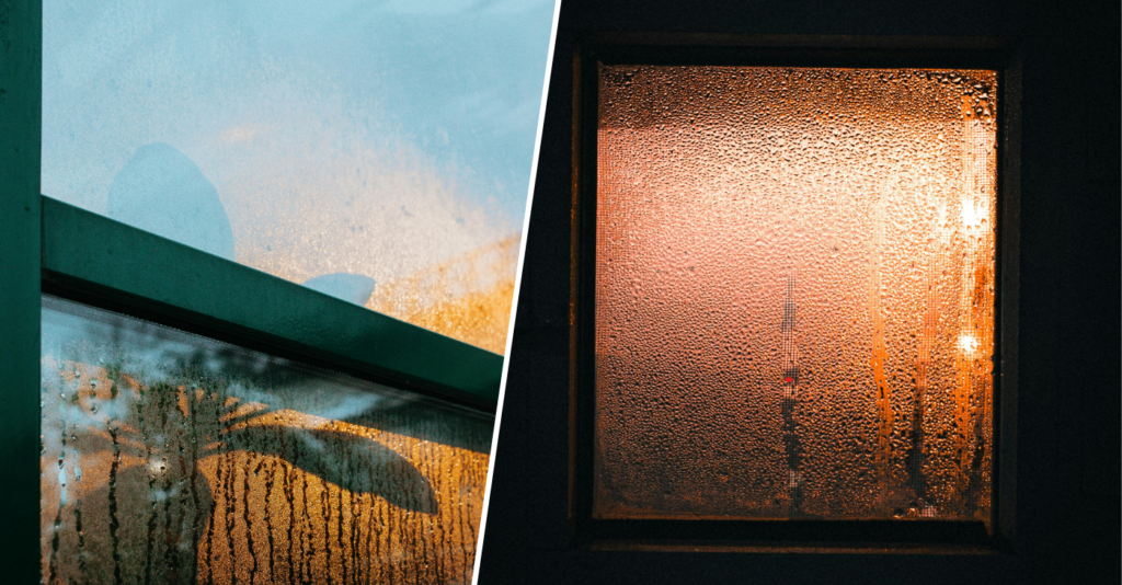 condensation in double glazed windows