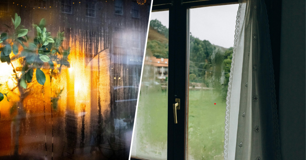 condensation in double glazed windows