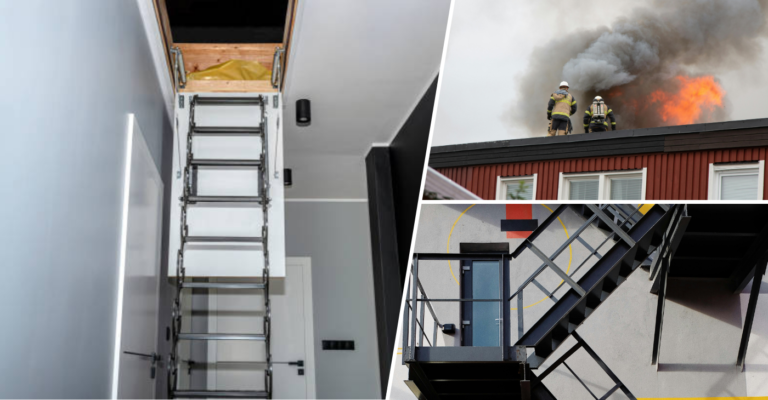 How can a fire rated loft hatch with ladder enhance home security?