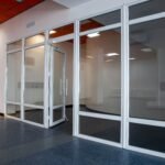 glass walls