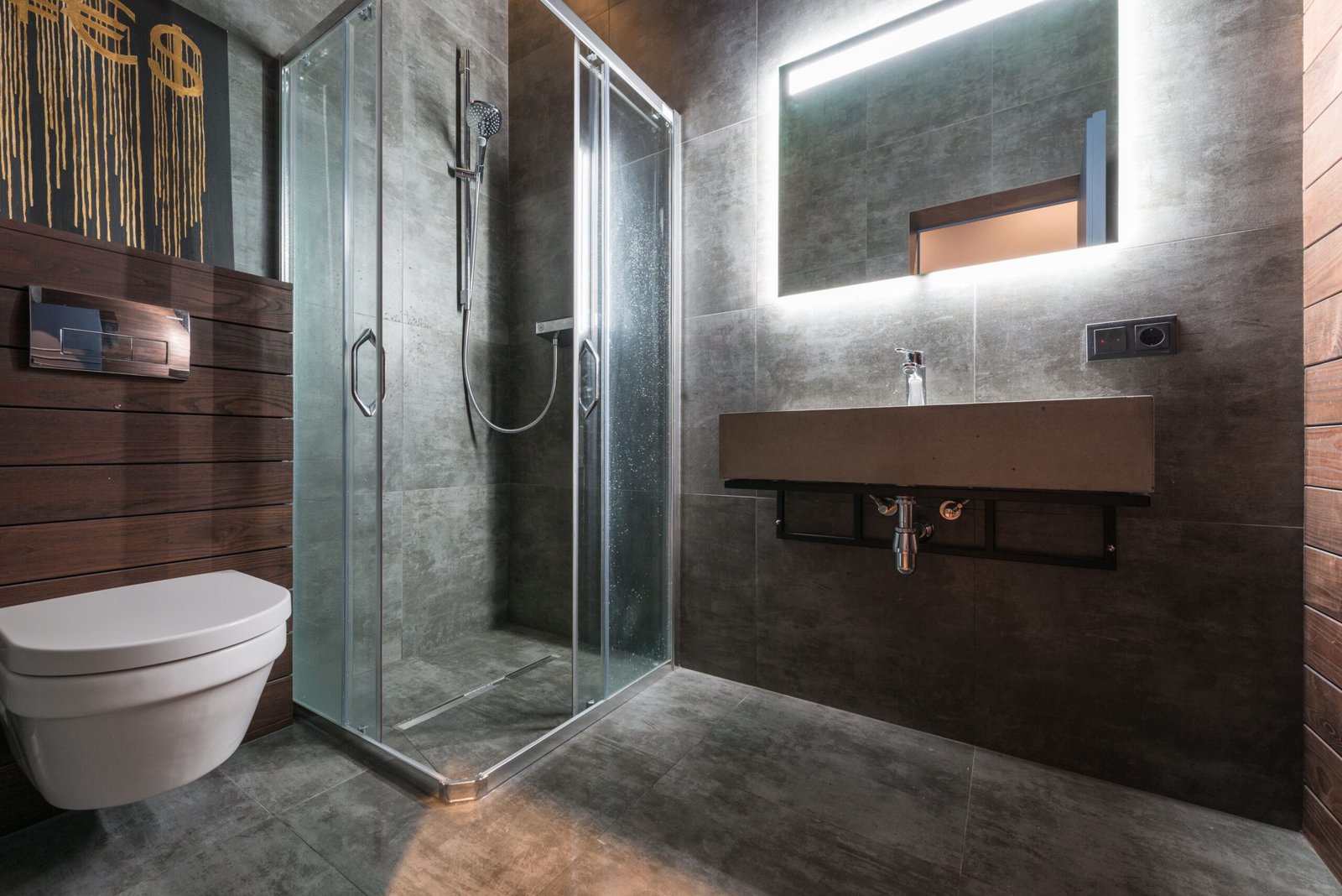 solid shower panels